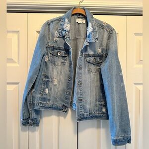 CI SONO Distressed Denim Jacket SIZE XL